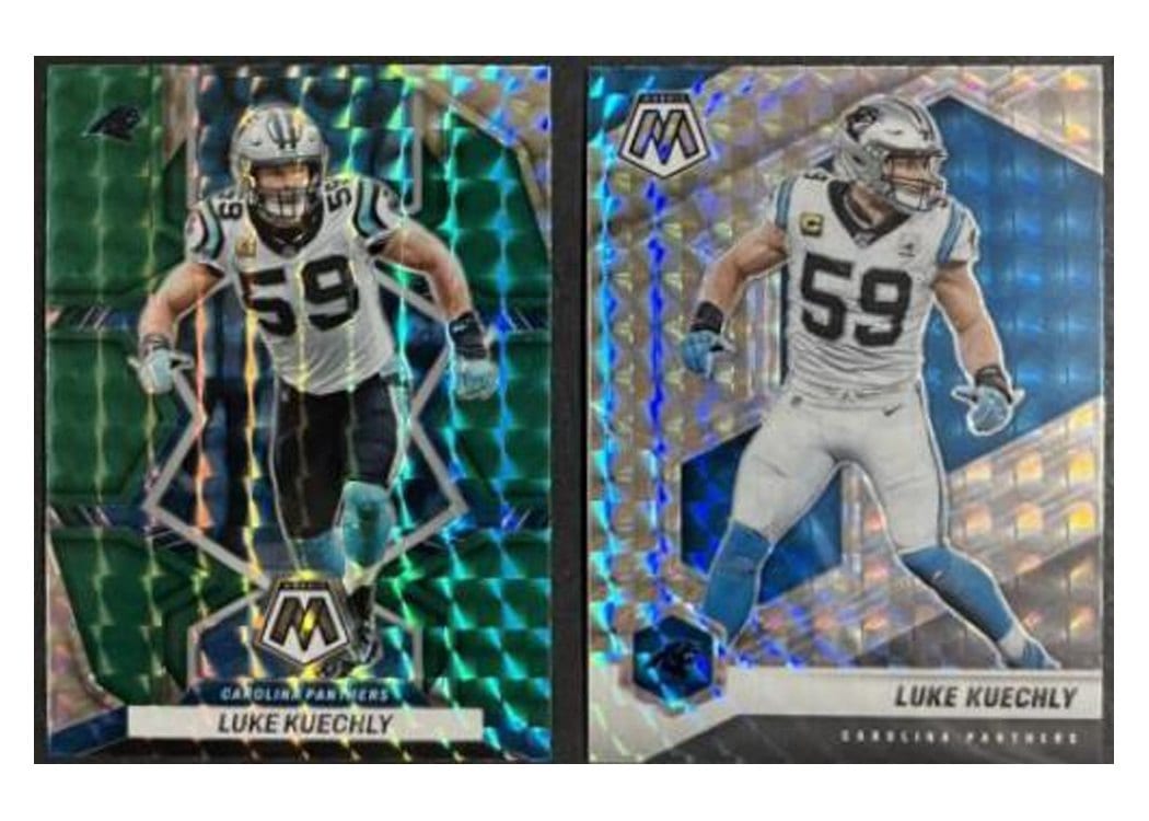 2021 Panini Mosaic Base Set Luke Kuechly #35 card