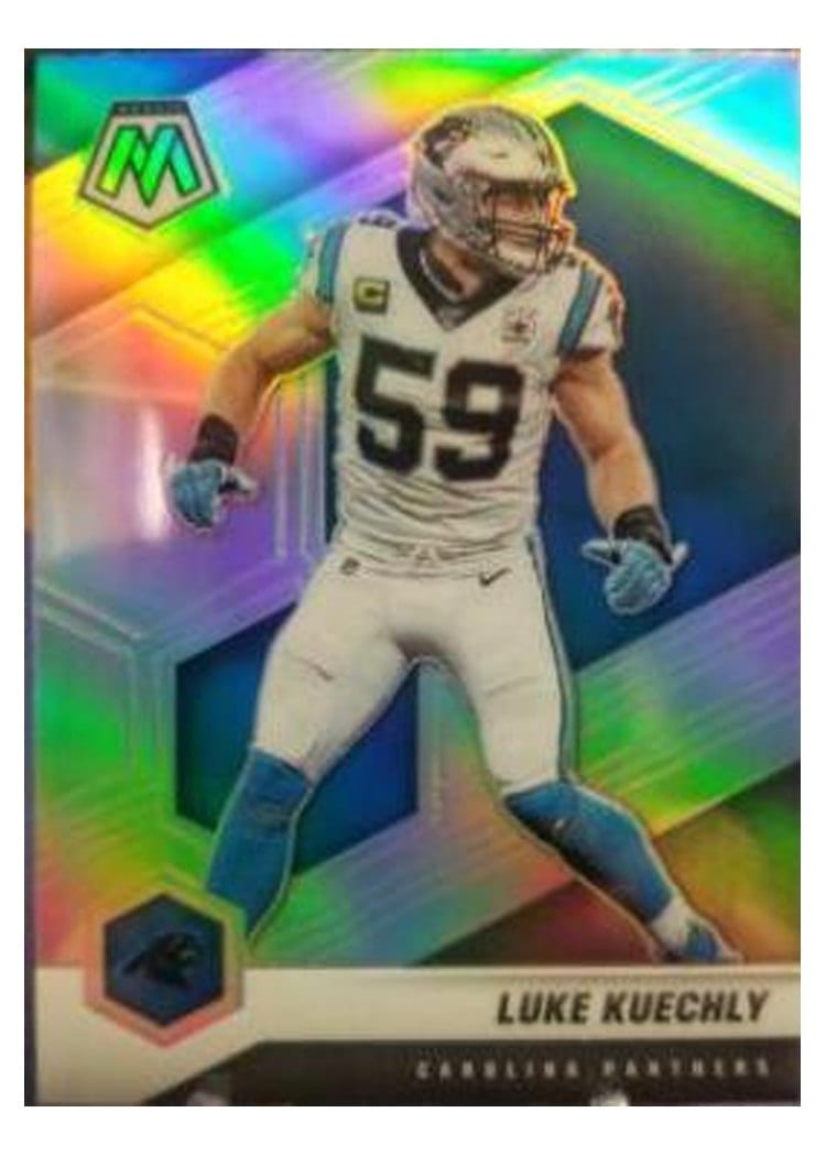 2021 Panini Mosaic Base Set Luke Kuechly #35 card
