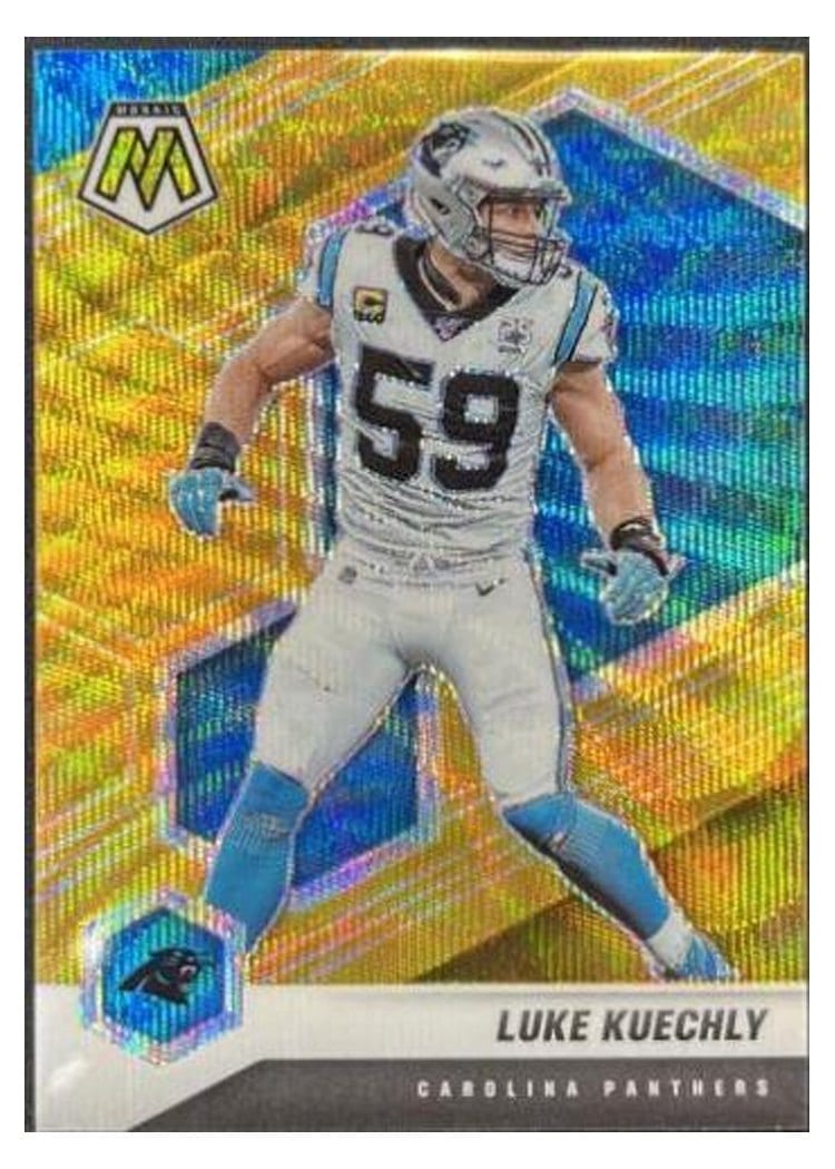 2021 Panini Mosaic Base Set Luke Kuechly #35 card