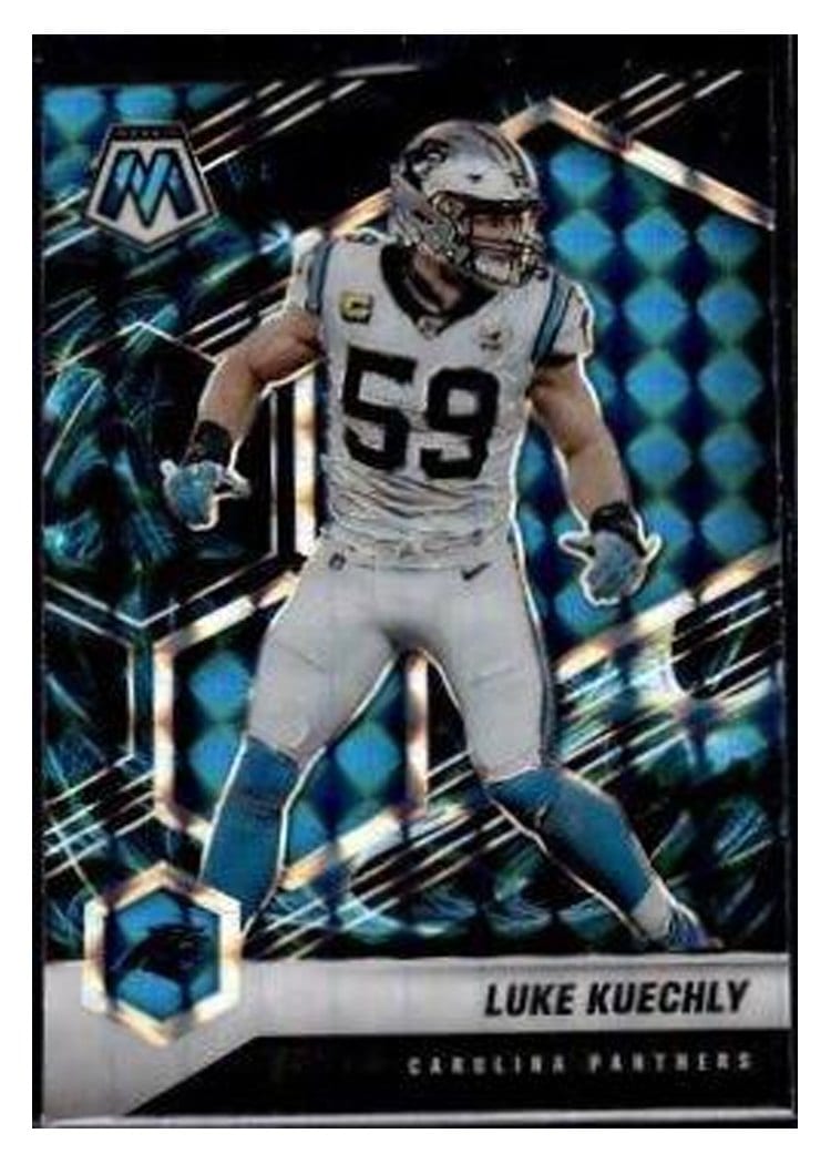 2021 Panini Mosaic Base Set Luke Kuechly #35 card