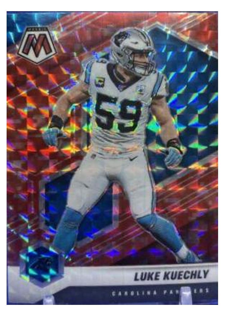 2021 Panini Mosaic Base Set Luke Kuechly #35 card