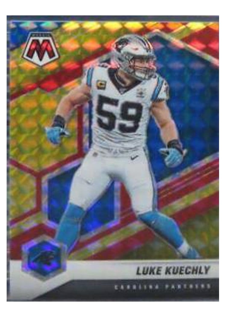 2021 Panini Mosaic Base Set Luke Kuechly #35 card