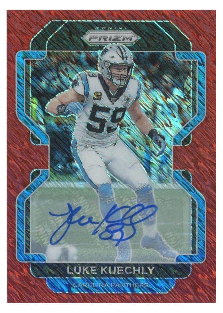 2021 Panini Prizm Base Set Luke Kuechly #320 card