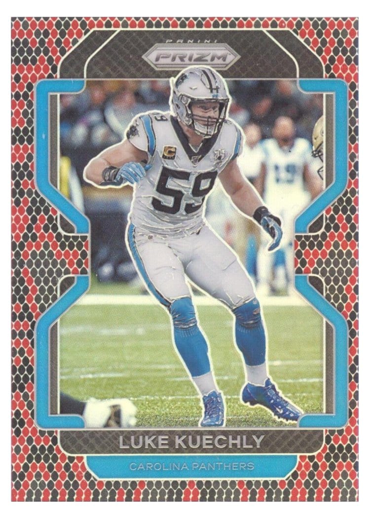 2021 Panini Prizm Base Set Luke Kuechly #320 card