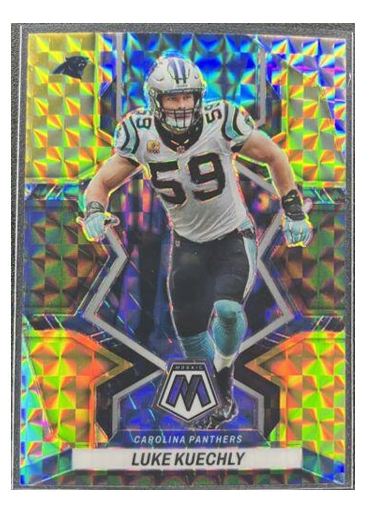 2022 Panini Mosaic Base Set Luke Kuechly #32 card