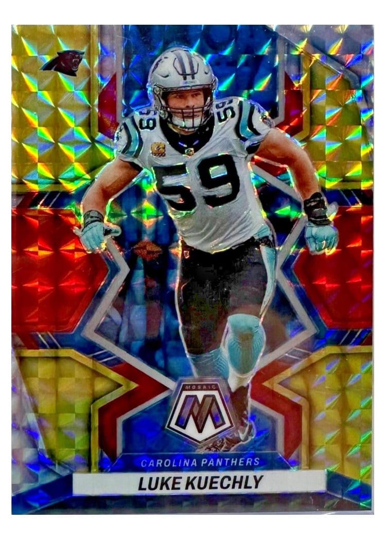 2022 Panini Mosaic Base Set Luke Kuechly #32 card