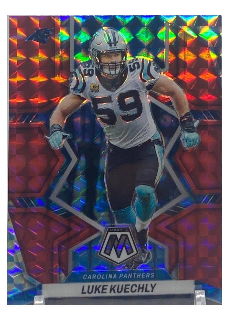 2022 Panini Mosaic Base Set Luke Kuechly #32 card