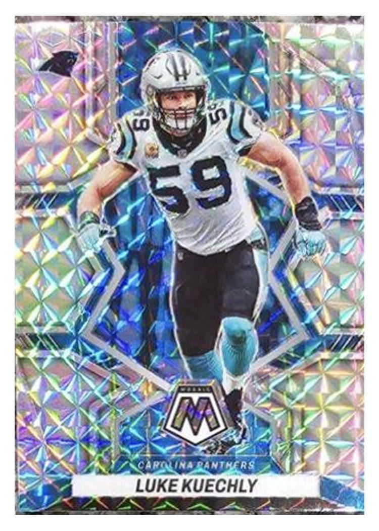 2022 Panini Mosaic Base Set Luke Kuechly Silver #32 card
