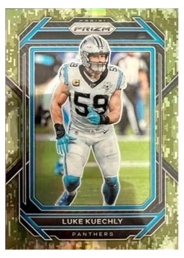 2022 Panini Prizm Base Set Luke Kuechly #46 card