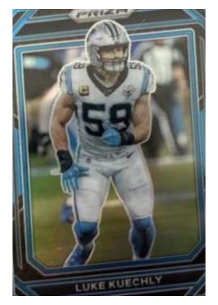 2022 Panini Prizm Base Set Luke Kuechly #46 card