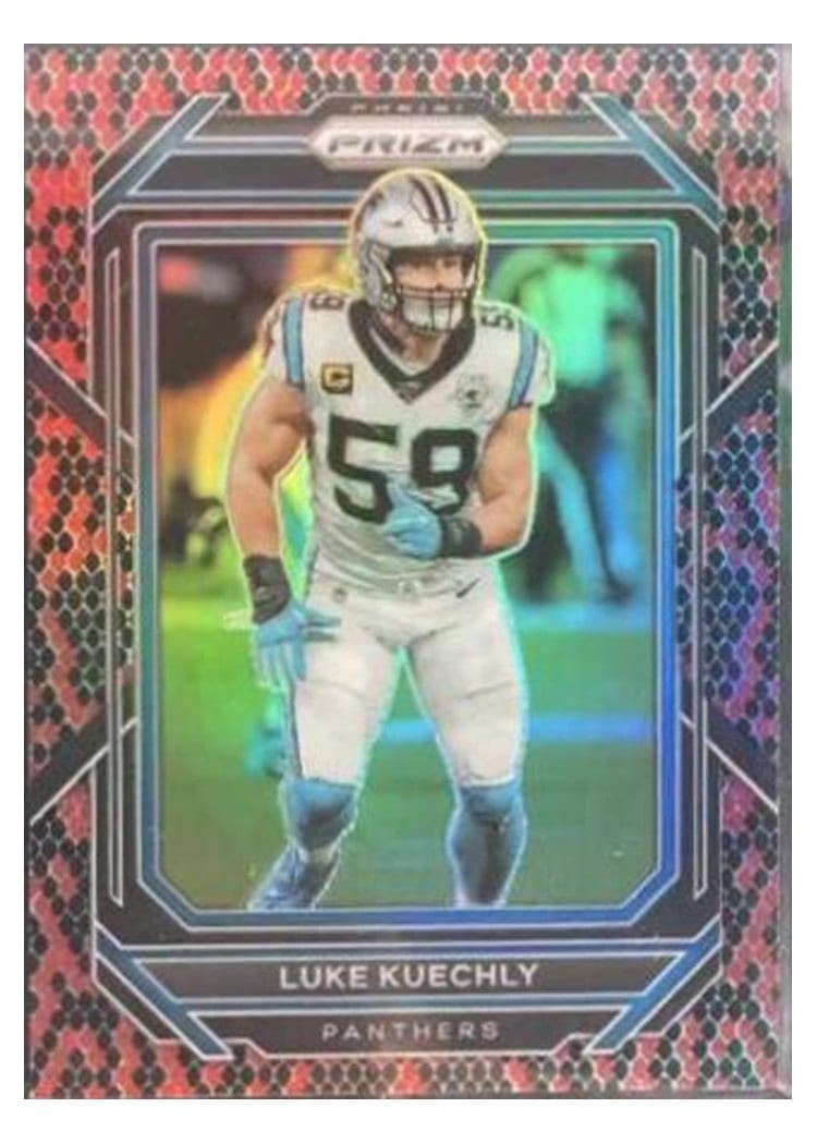 2022 Panini Prizm Base Set Luke Kuechly #46 card