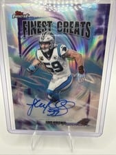 2025 Finest Finest Greats Autographs Luke Kuechly #FGA-LK card