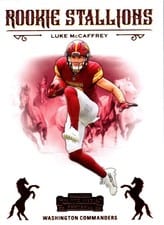 2024 Panini Contenders Rookie Stallions Luke McCaffrey #20 card