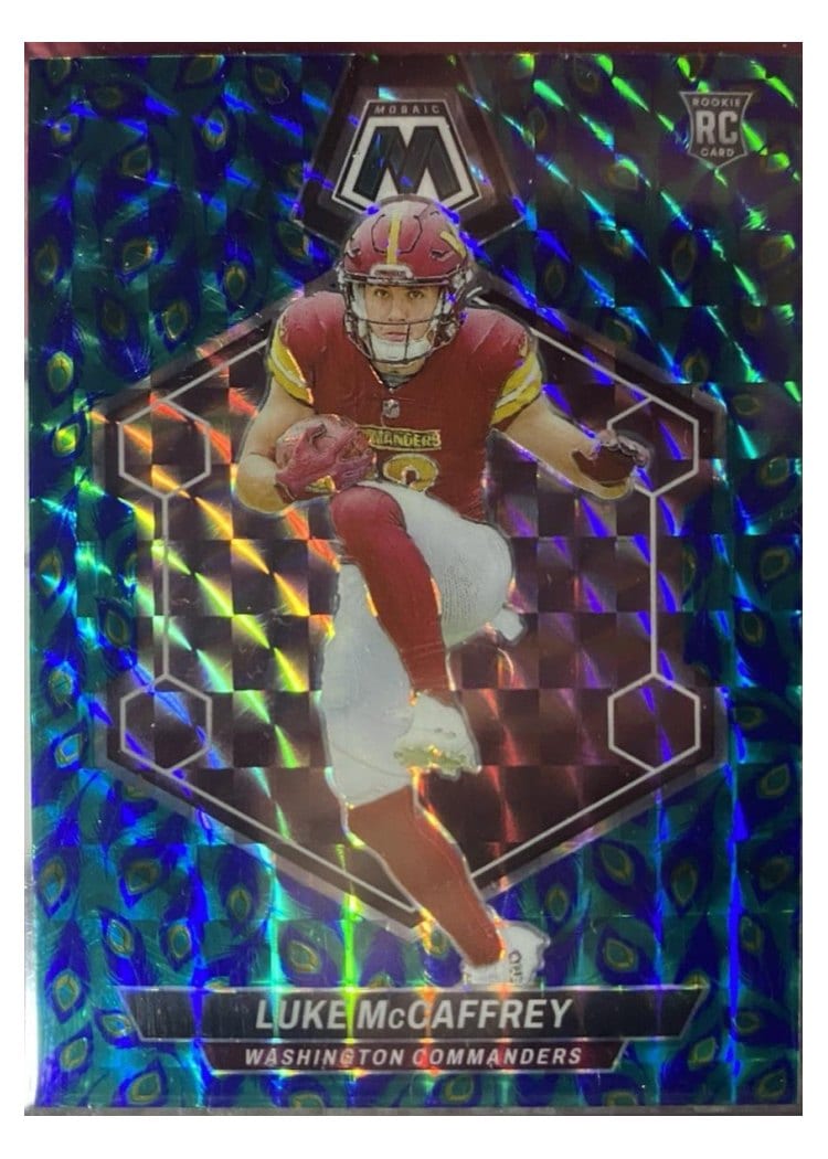 2024 Panini Mosaic Base Set Luke McCaffrey #376 card
