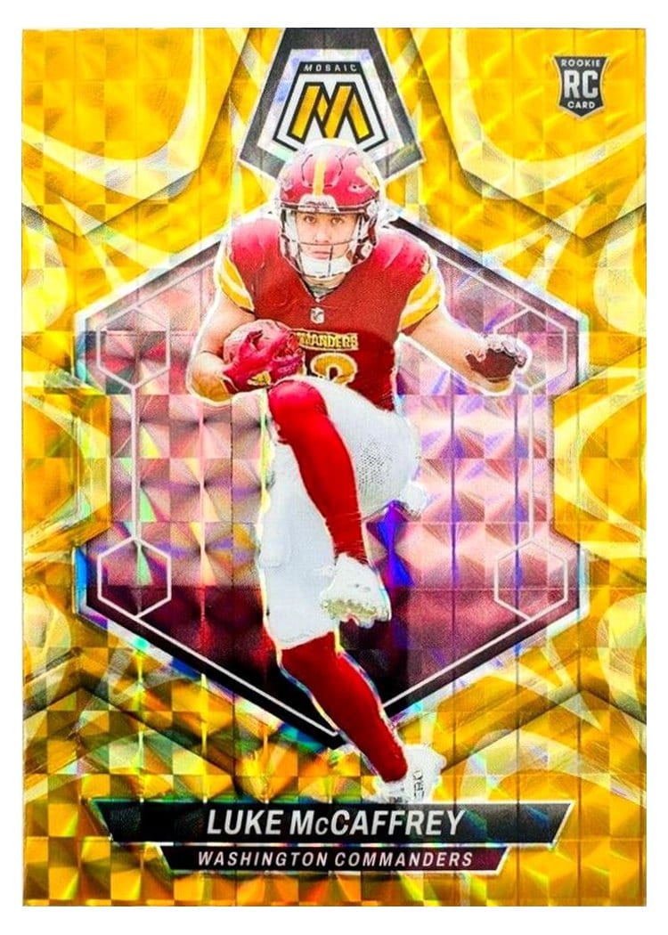 2024 Panini Mosaic Base Set Luke McCaffrey #376 card