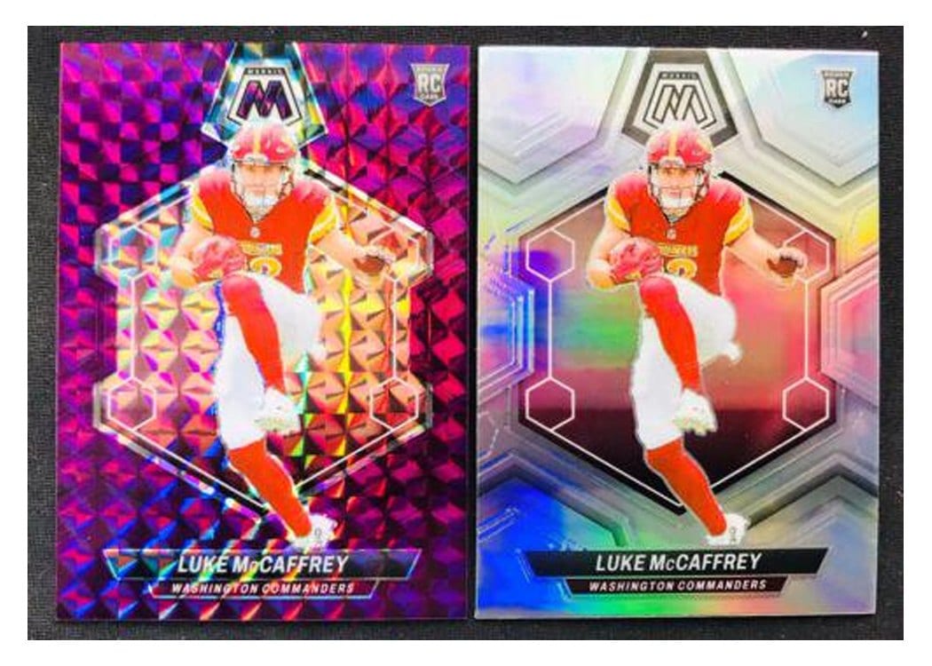 2024 Panini Mosaic Base Set Luke McCaffrey #376 card