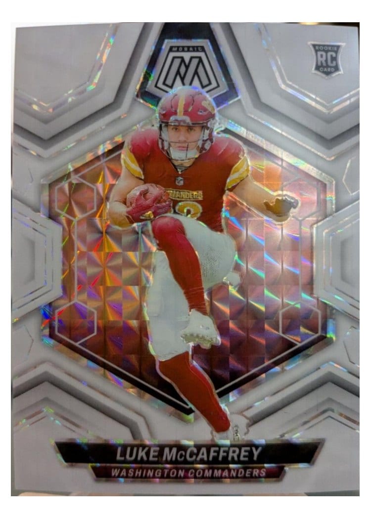 2024 Panini Mosaic Base Set Luke McCaffrey #376 card