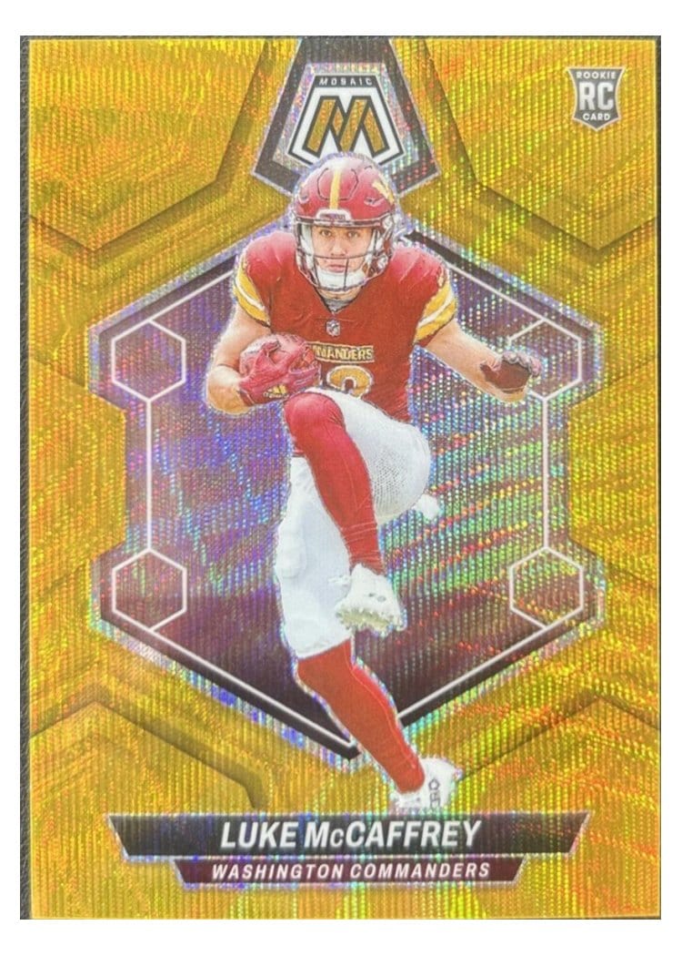 2024 Panini Mosaic Base Set Luke McCaffrey #376 card