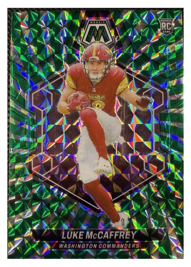 2024 Panini Mosaic Base Set Luke McCaffrey #376 card