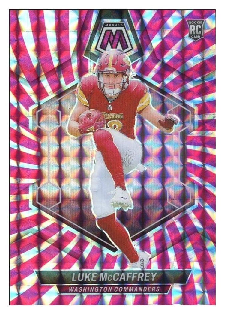 2024 Panini Mosaic Base Set Luke McCaffrey #376 card