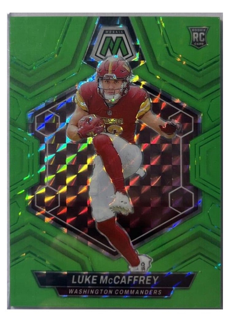 2024 Panini Mosaic Base Set Luke McCaffrey #376 card