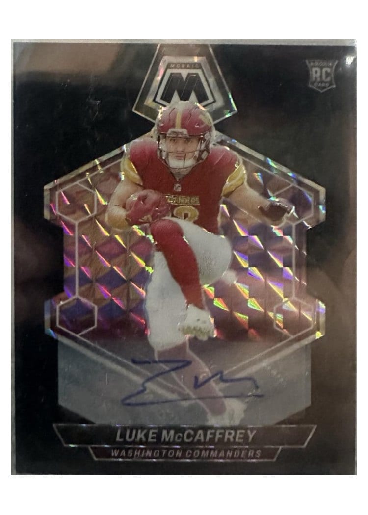2024 Panini Mosaic Base Set Luke McCaffrey #376 card