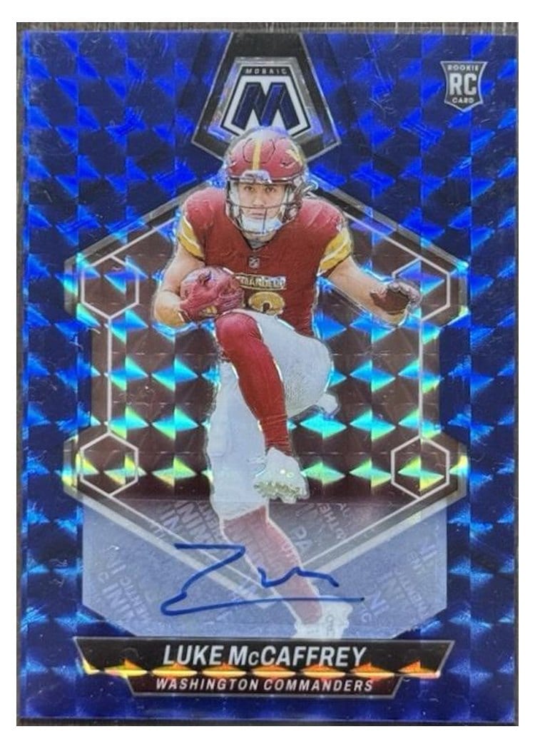 2024 Panini Mosaic Base Set Luke McCaffrey #376 card