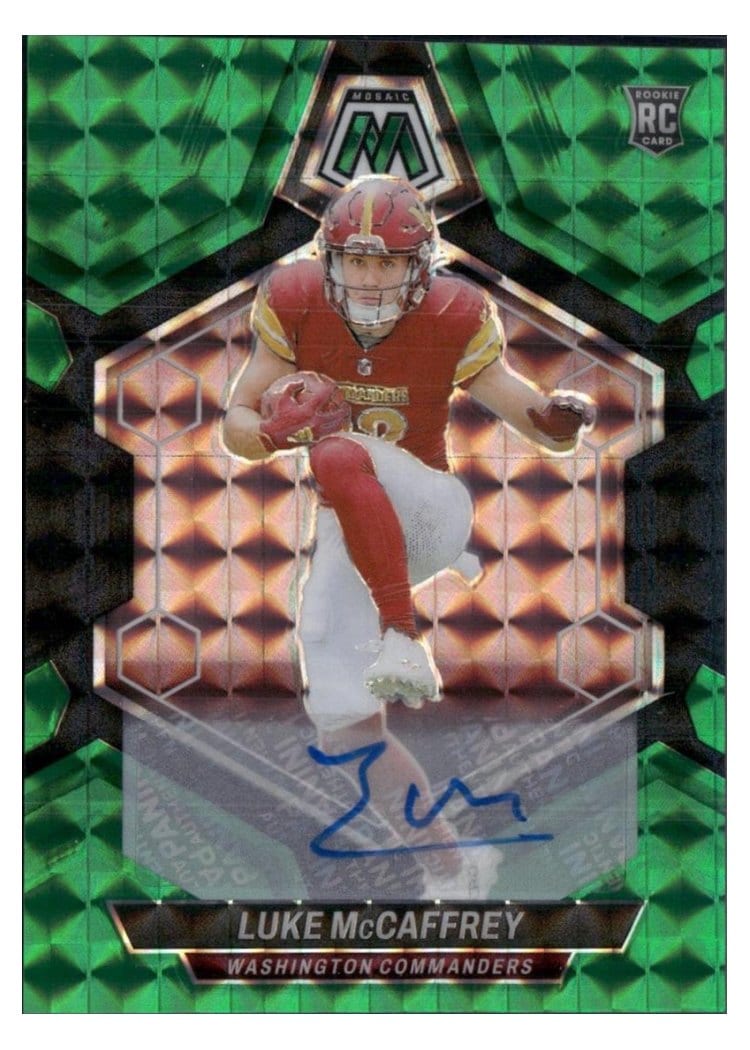 2024 Panini Mosaic Base Set Luke McCaffrey #376 card