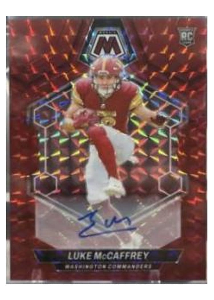 2024 Panini Mosaic Base Set Luke McCaffrey #376 card