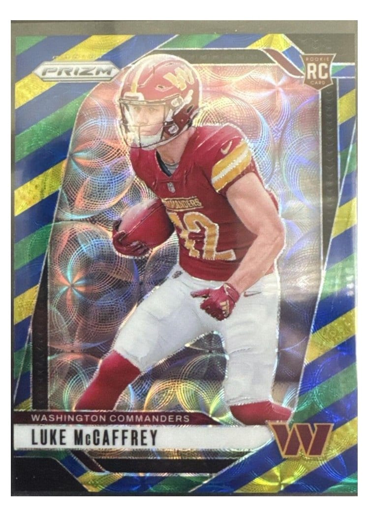 2024 Panini Prizm Base Set Luke McCaffrey #367 card