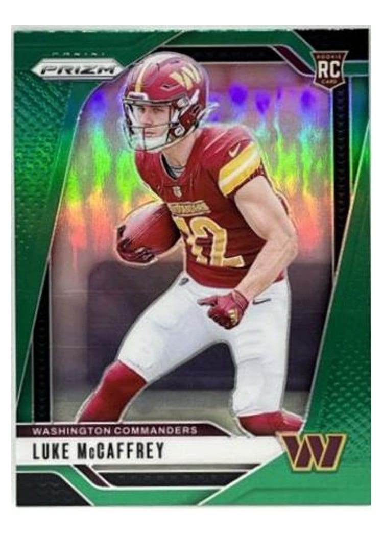 2024 Panini Prizm Base Set Luke McCaffrey #367 card