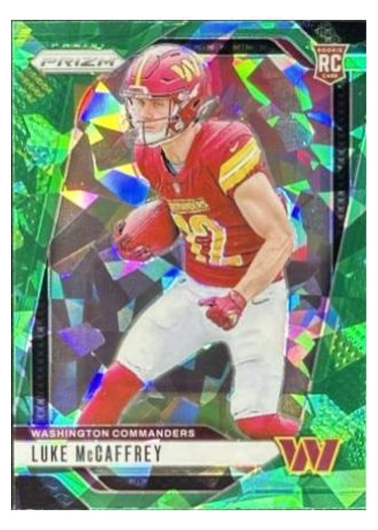 2024 Panini Prizm Base Set Luke McCaffrey #367 card