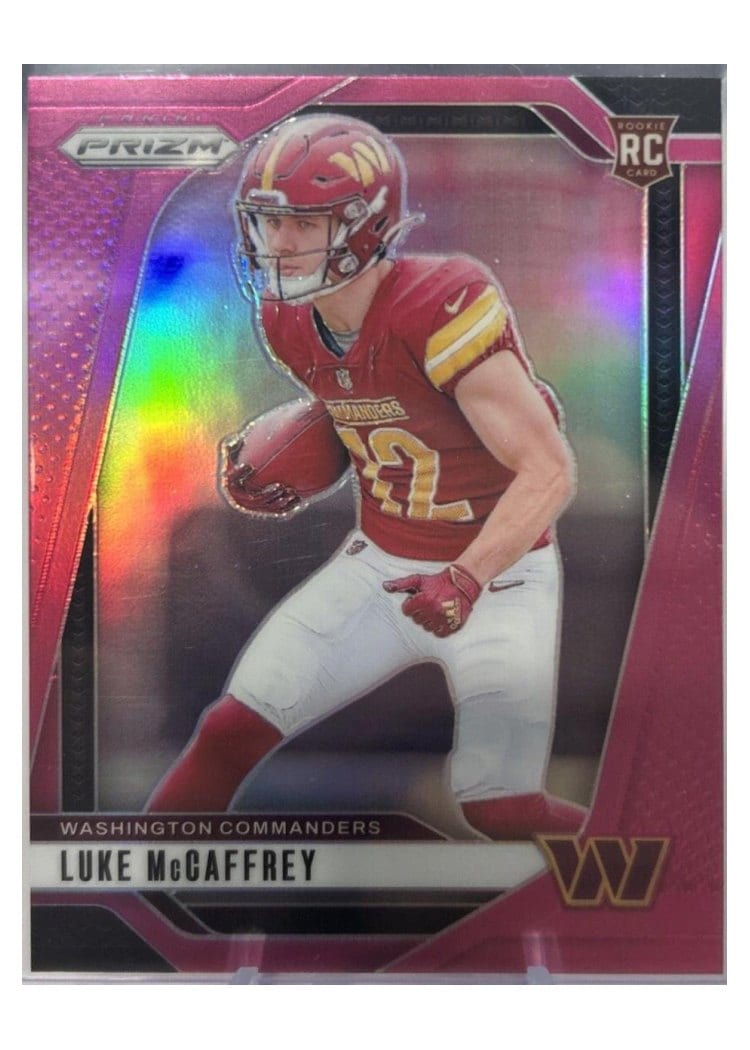 2024 Panini Prizm Base Set Luke McCaffrey #367 card
