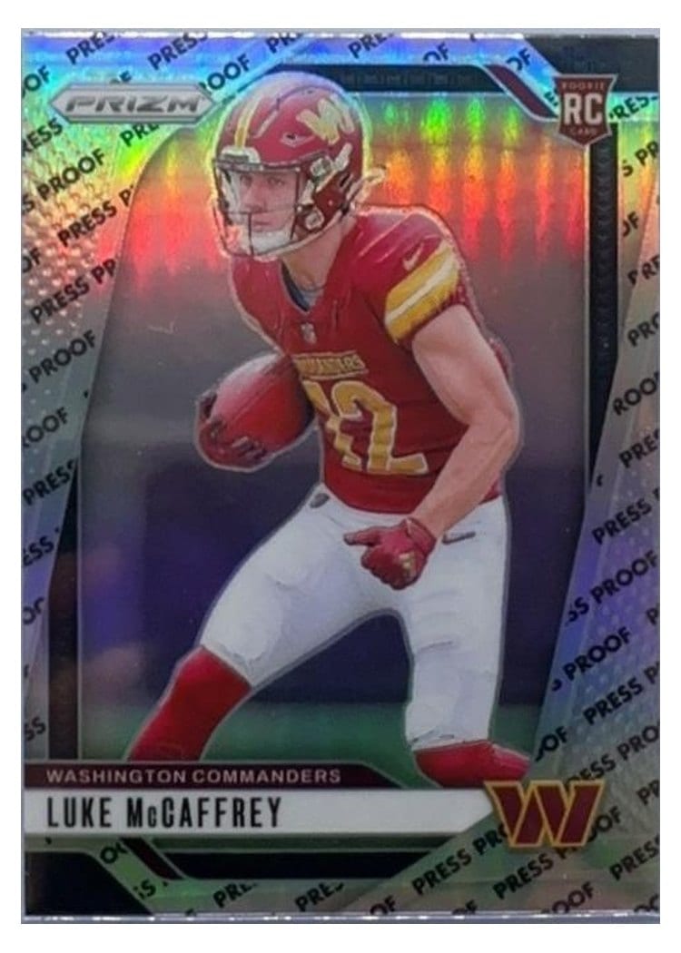 2024 Panini Prizm Base Set Luke McCaffrey #367 card