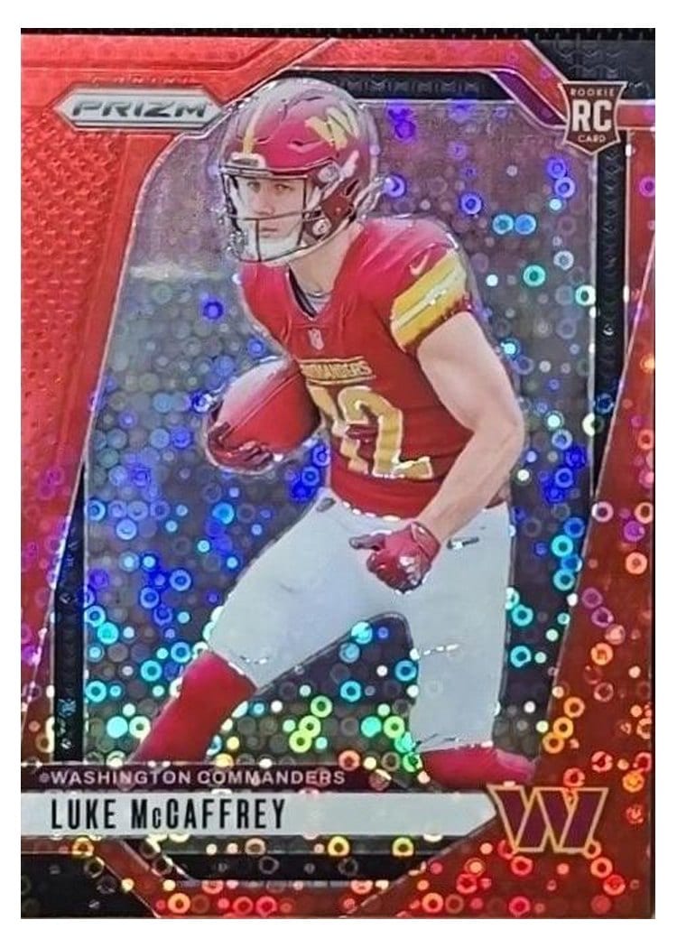 2024 Panini Prizm Base Set Luke McCaffrey #367 card