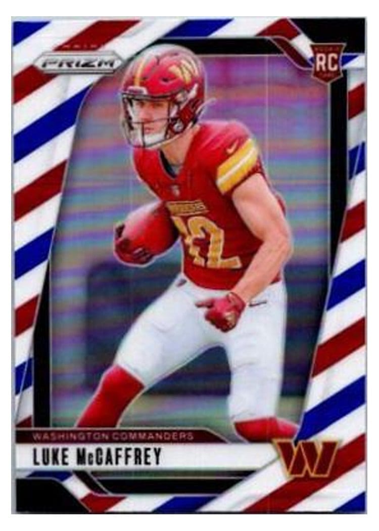 2024 Panini Prizm Base Set Luke McCaffrey #367 card