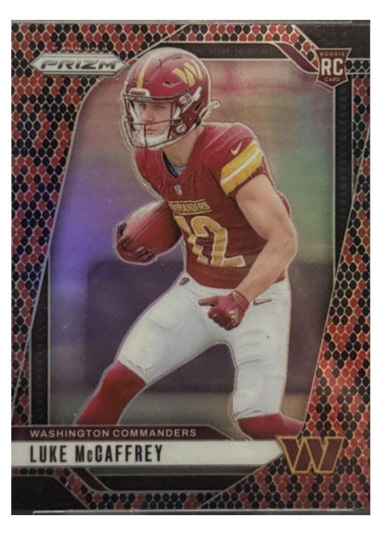 2024 Panini Prizm Base Set Luke McCaffrey #367 card