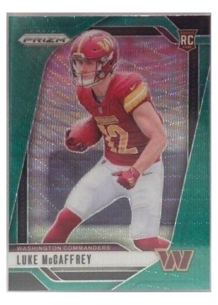 2024 Panini Prizm Base Set Luke McCaffrey #367 card