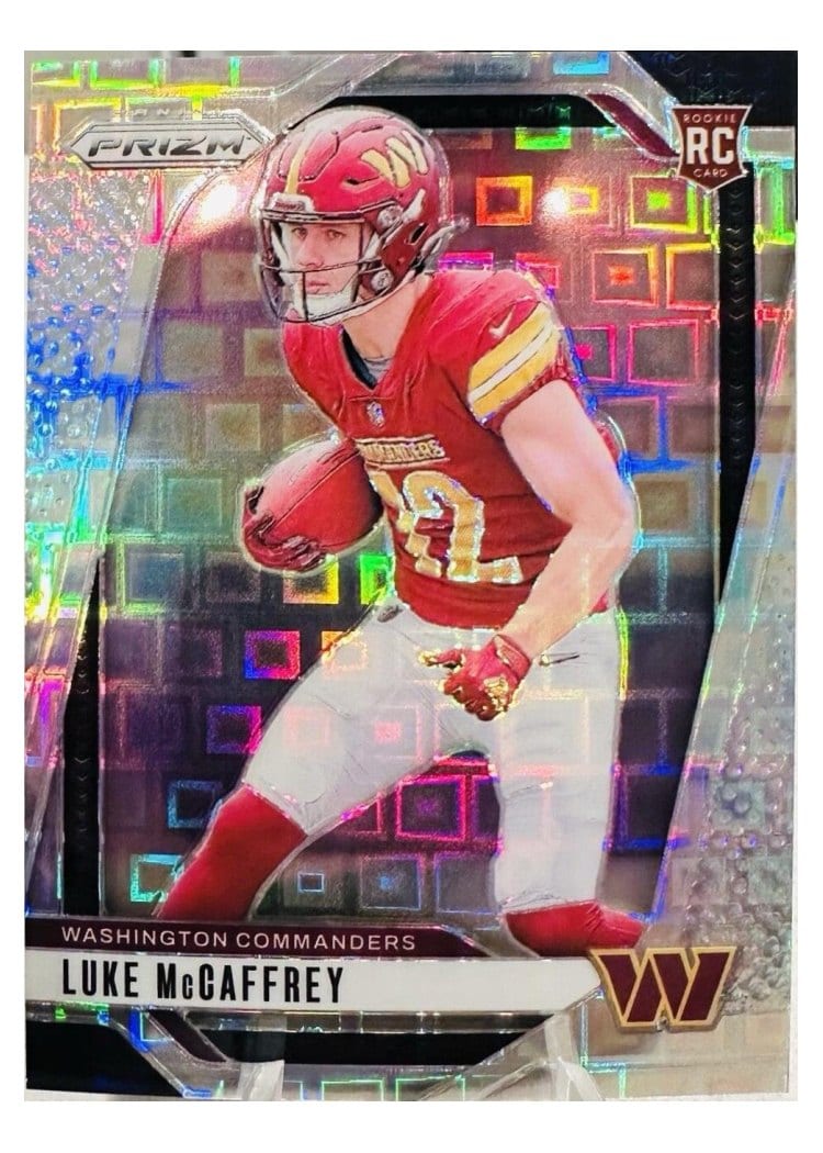 2024 Panini Prizm Base Set Luke McCaffrey #367 card