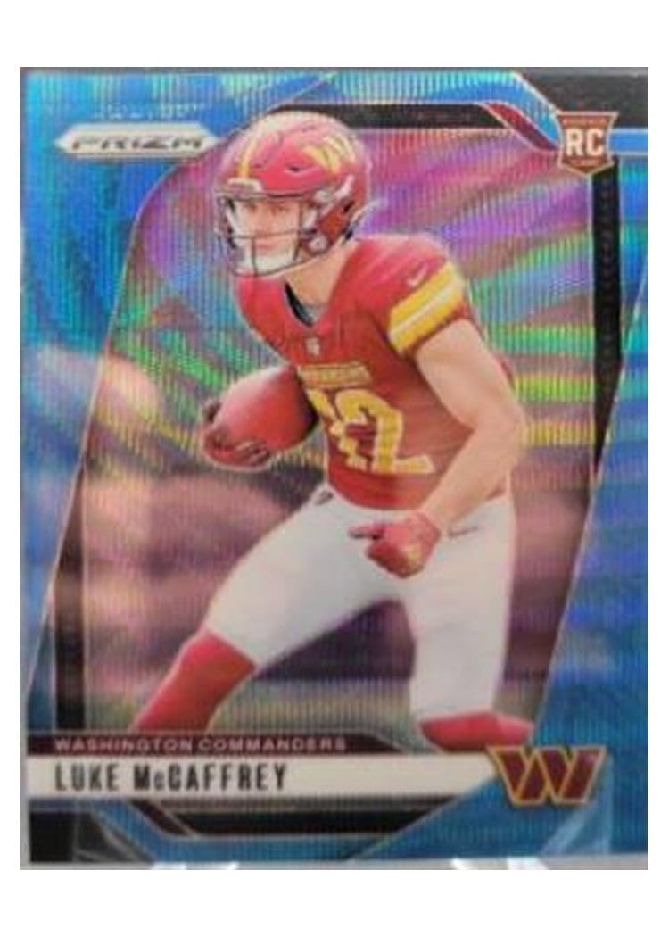 2024 Panini Prizm Base Set Luke McCaffrey #367 card