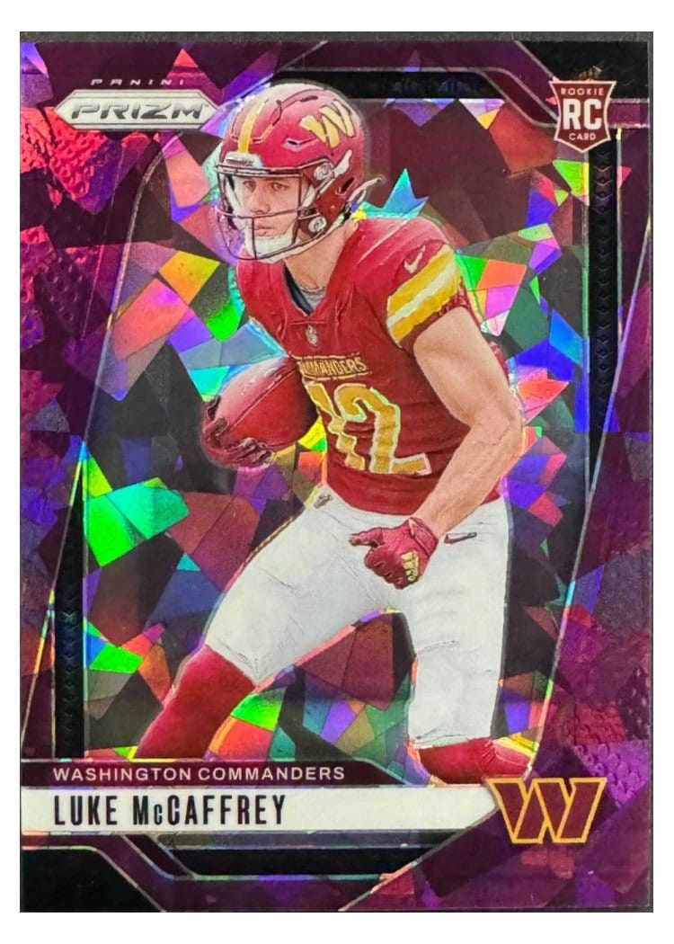 2024 Panini Prizm Base Set Luke McCaffrey #367 card