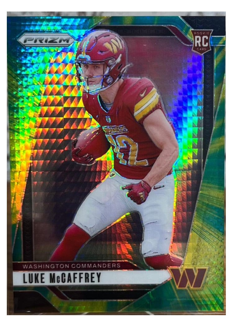 2024 Panini Prizm Base Set Luke McCaffrey #367 card