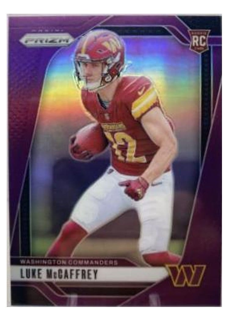 2024 Panini Prizm Base Set Luke McCaffrey #367 card