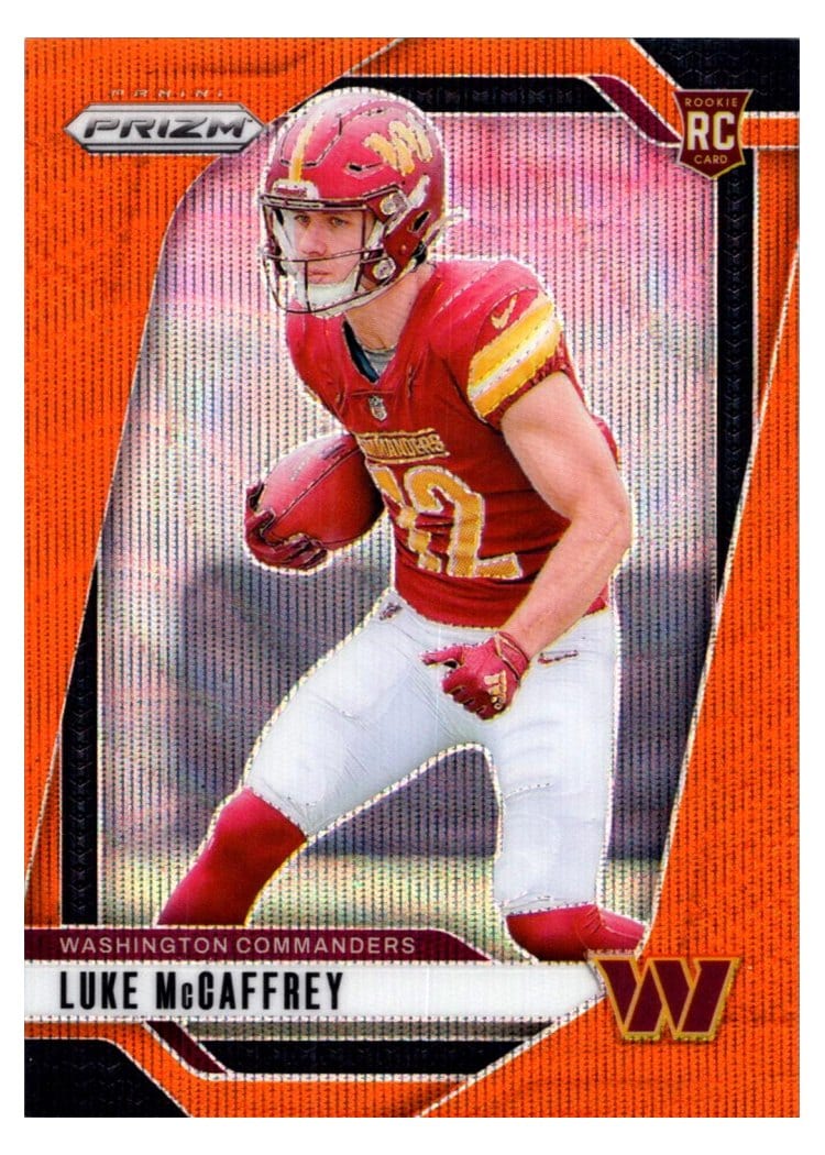 2024 Panini Prizm Base Set Luke McCaffrey #367 card