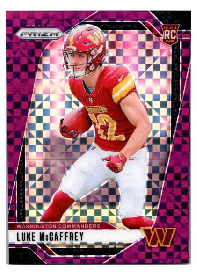 2024 Panini Prizm Base Set Luke McCaffrey #367 card
