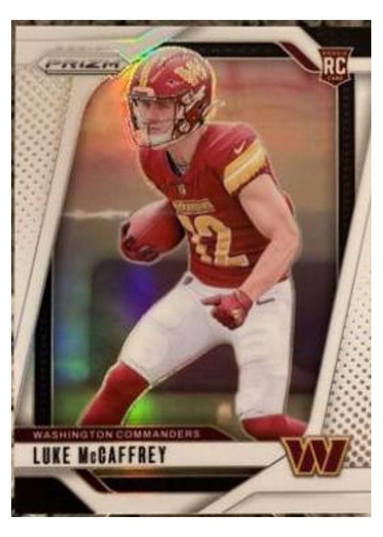 2024 Panini Prizm Base Set Luke McCaffrey #367 card