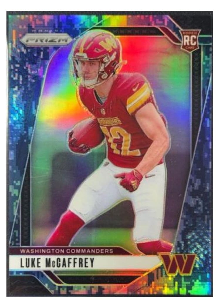 2024 Panini Prizm Base Set Luke McCaffrey #367 card