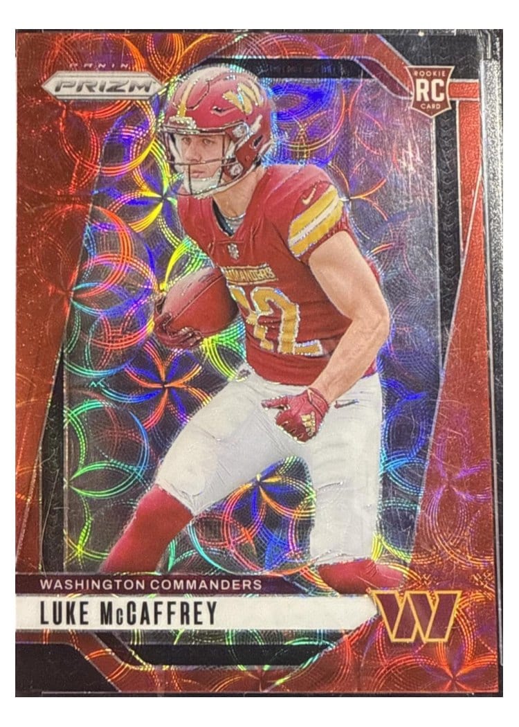 2024 Panini Prizm Base Set Luke McCaffrey #367 card