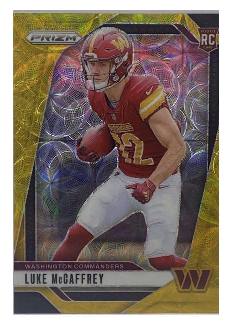 2024 Panini Prizm Base Set Luke McCaffrey #367 card