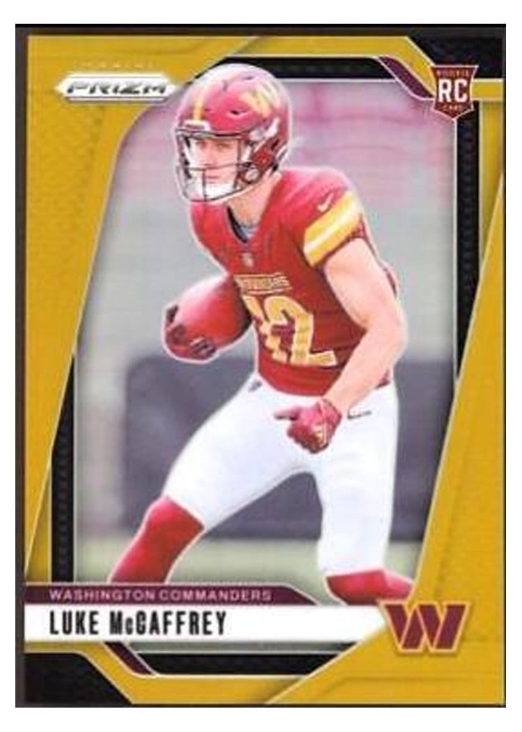2024 Panini Prizm Base Set Luke McCaffrey #367 card